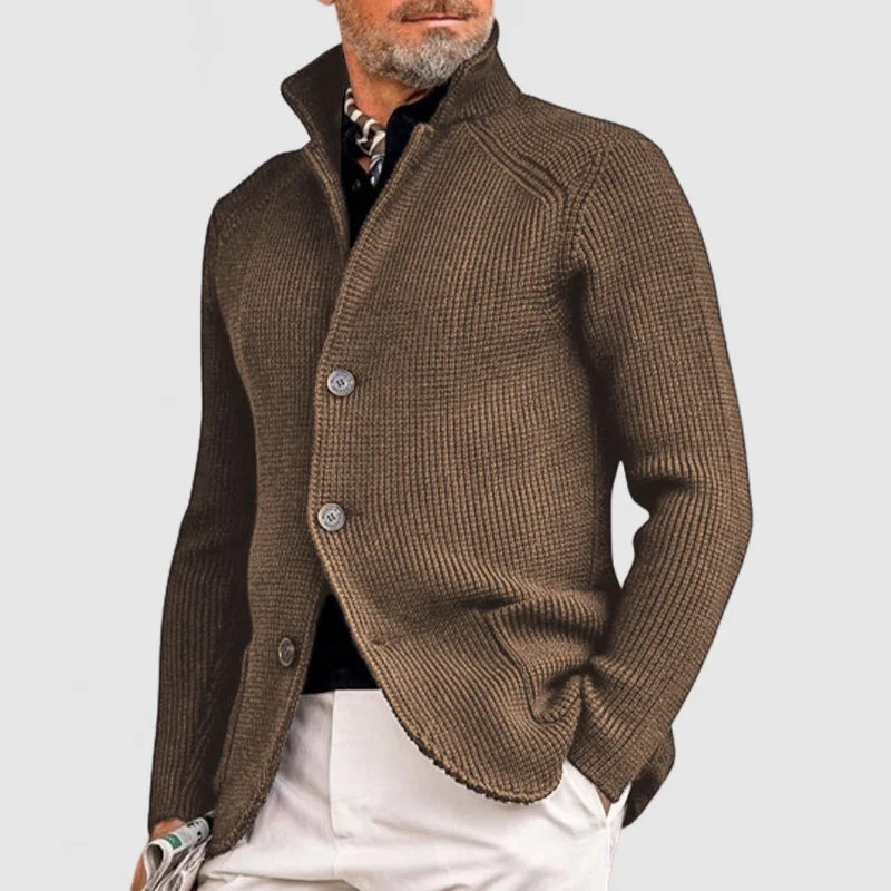 TYLER – CLASSIC BUTTON-UP KNIT CARDIGAN