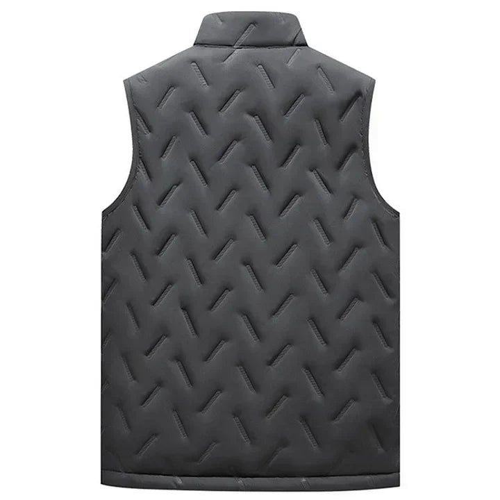 Stevie Quilted Sleeveless Wool Vest - Elena Harper