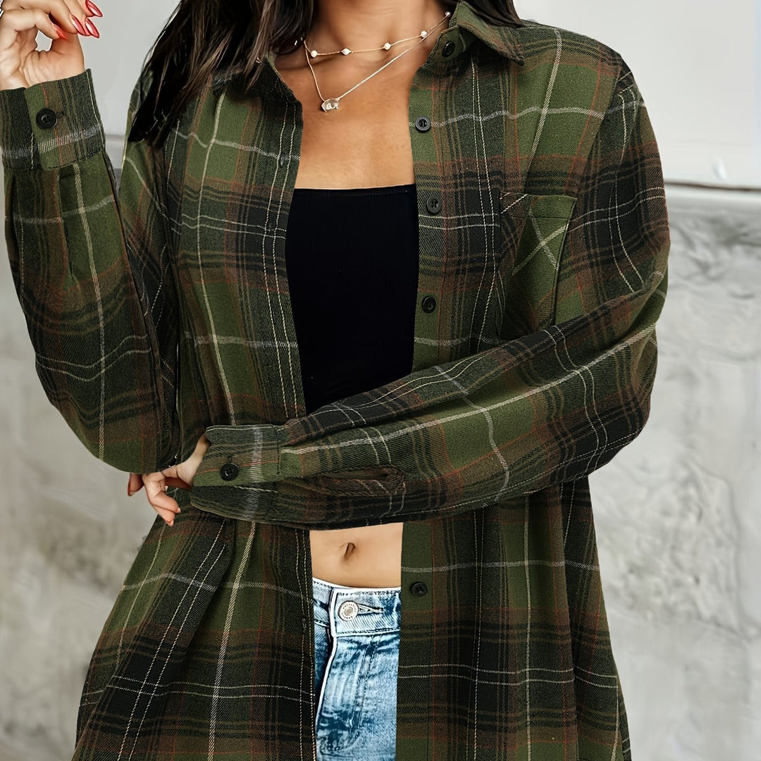 Janina | Rustic and Comfortable Flannel Shirt
