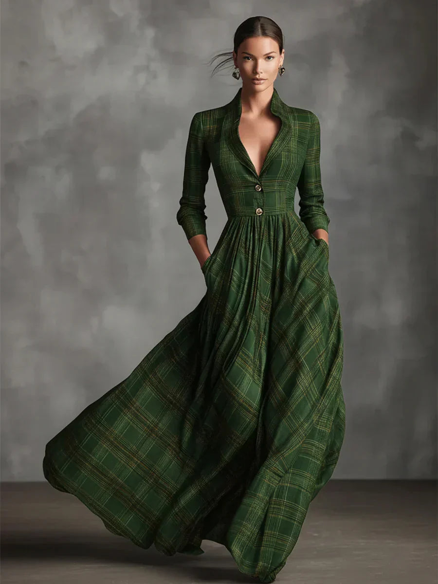 Eva Contemporary Long Dress, view 2 - Elena Harper