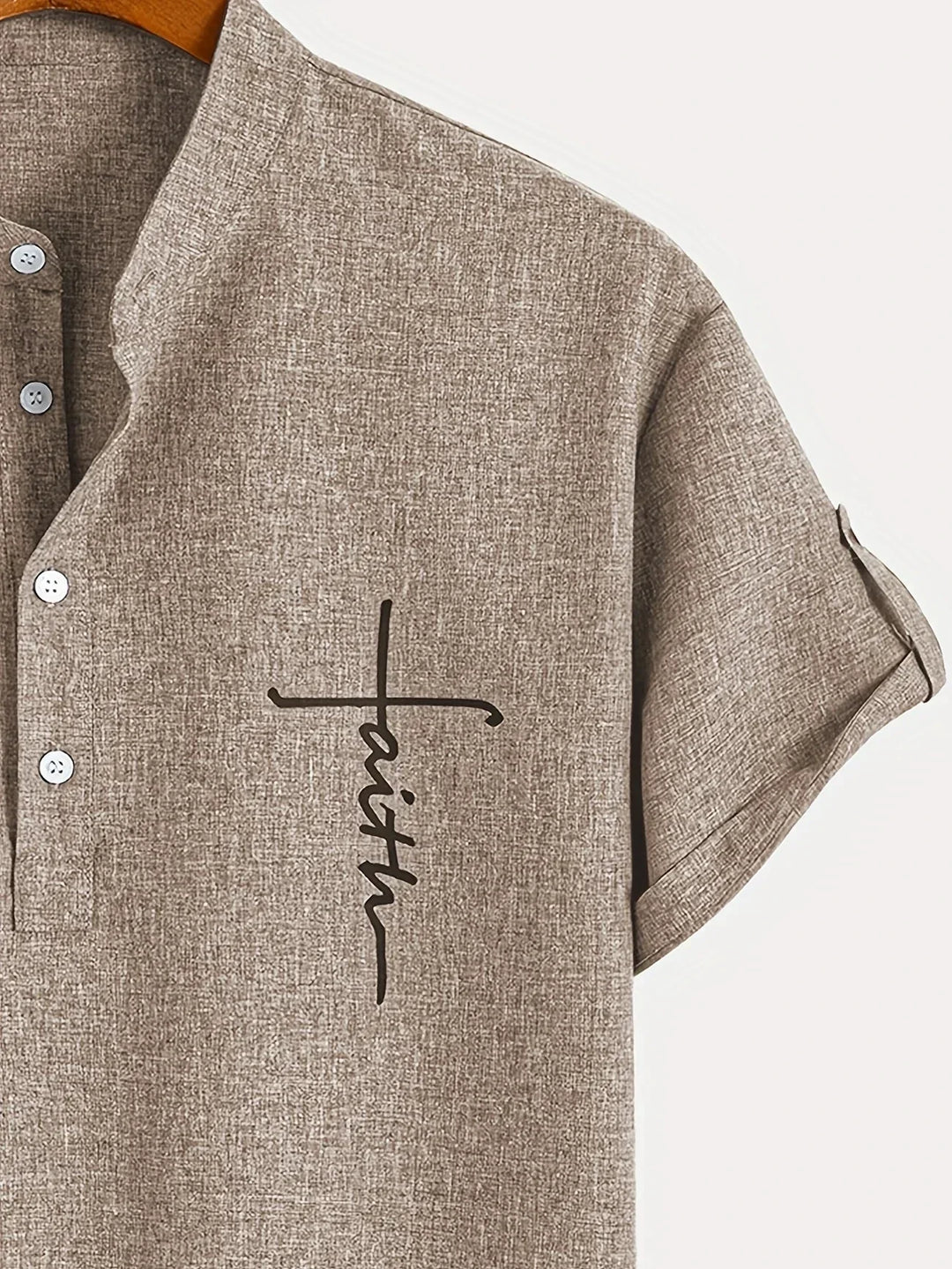 LAURENT MONACO | MEN'S HIGH COLLAR SHIRT
