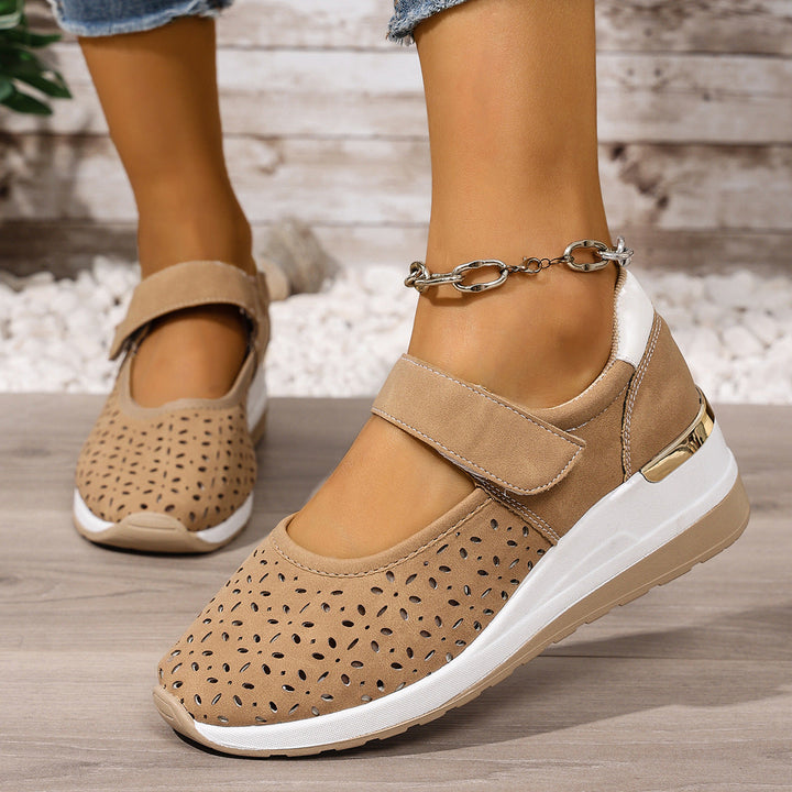 Camila Stylish orthopedic sneakers with breathable design, view 5 - Elena Harper