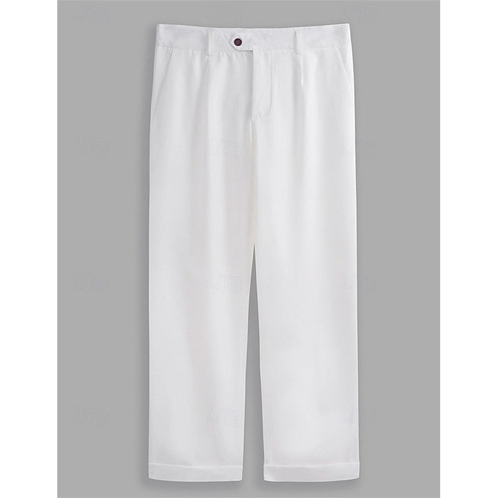 Sebastian Tailored Pleated Trousers, view 4 - Elena Harper