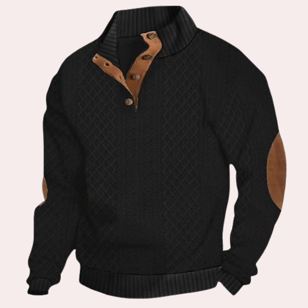 Men's Soft Knit Sweater, view 5 - Elena Harper