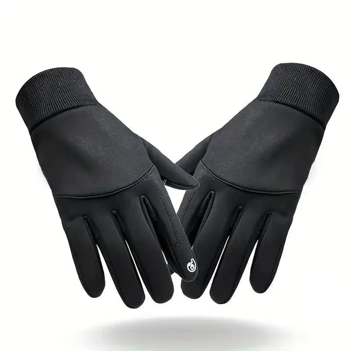 Fleece Gloves Black Wind and Waterproof Ideal for Winter Activities, view 5 - Elena Harper