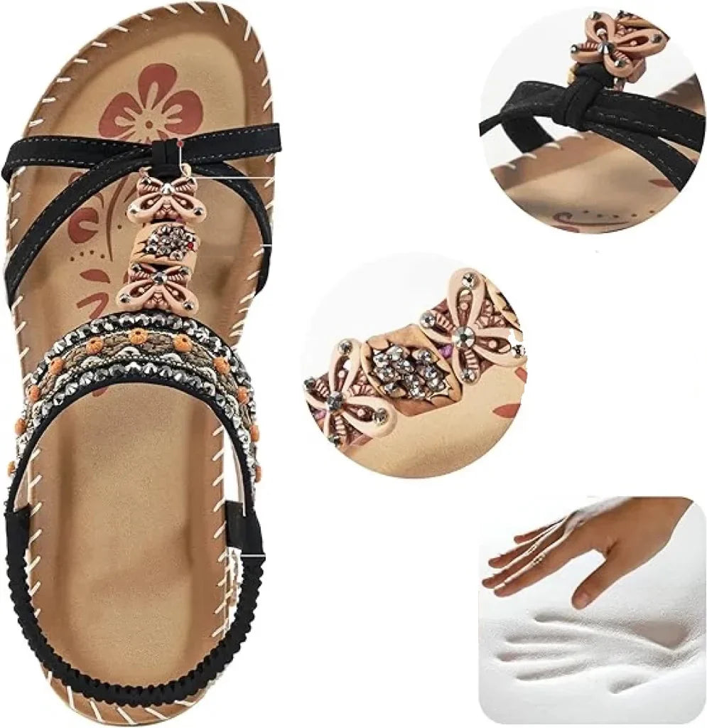Colella | Ibiza Style Sandals – Lightness, Rhinestones, and Comfort All Day Long