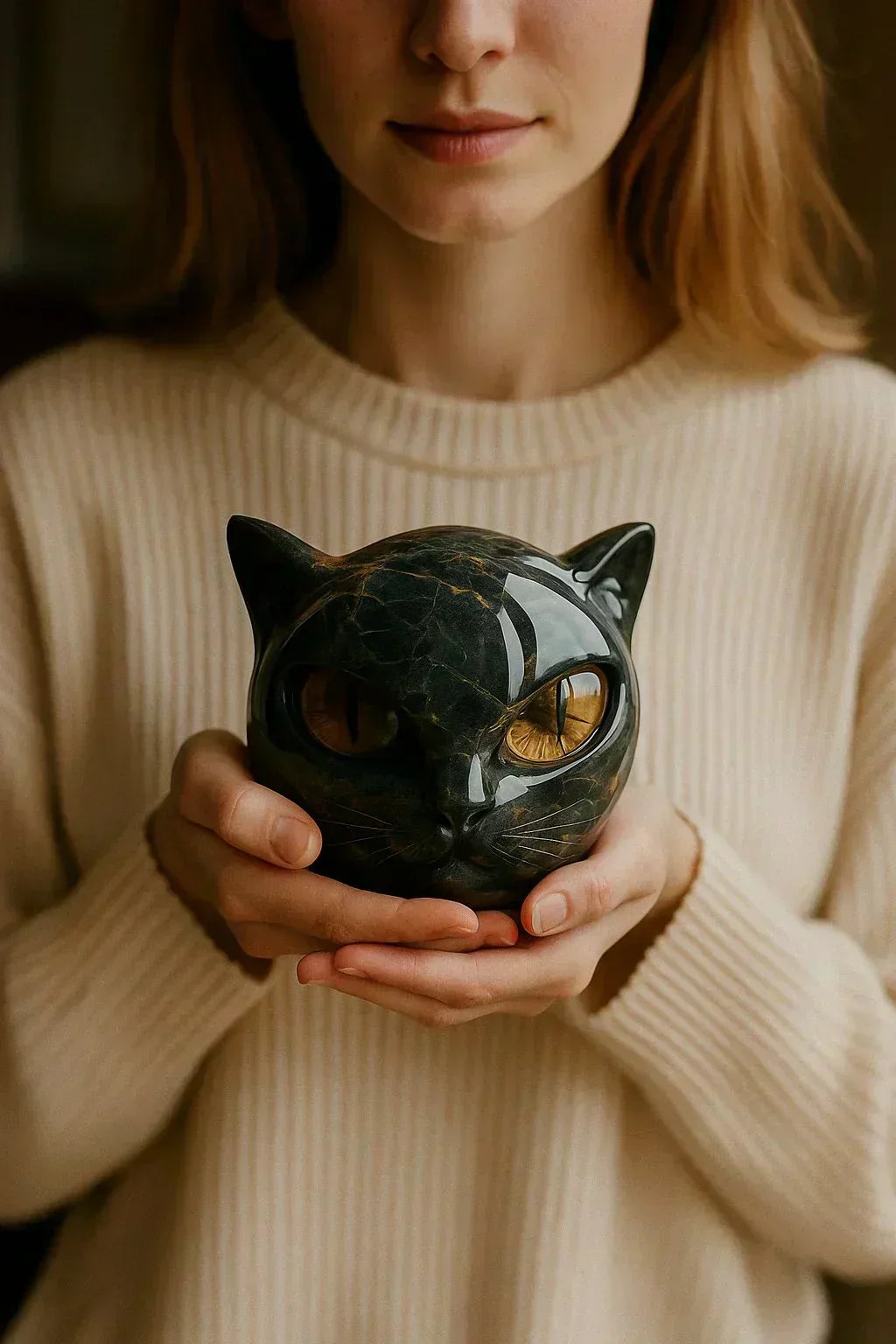 Phoenix Mysterious Cat Sculpture - Elena Harper