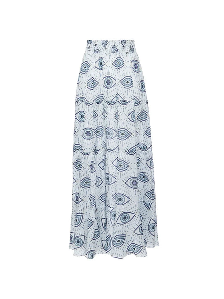 Evil Eye Print One-Piece Swimsuit