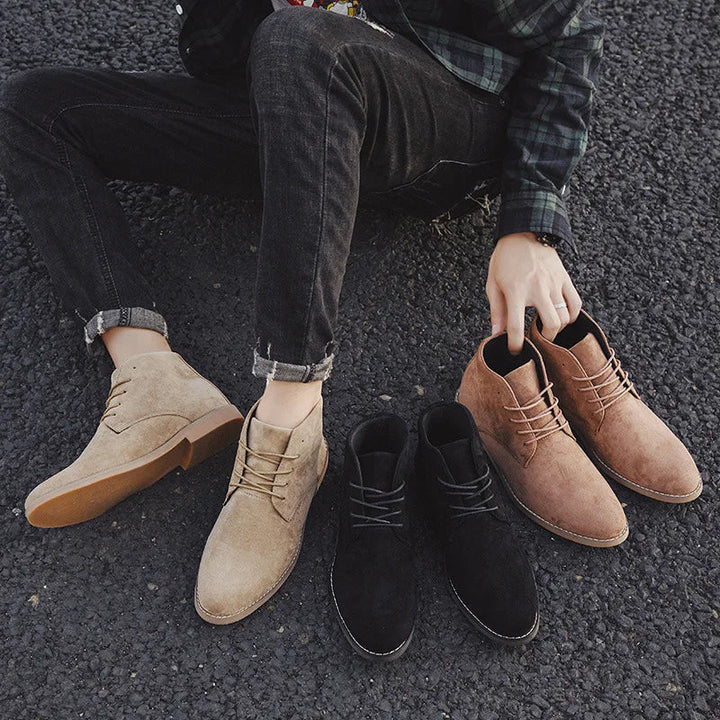 Men's Desert Boots with Laces, view 7 - Elena Harper