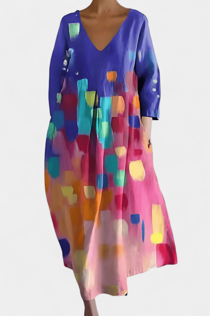 Isalinde™  |  Comfortable V-neck Dress