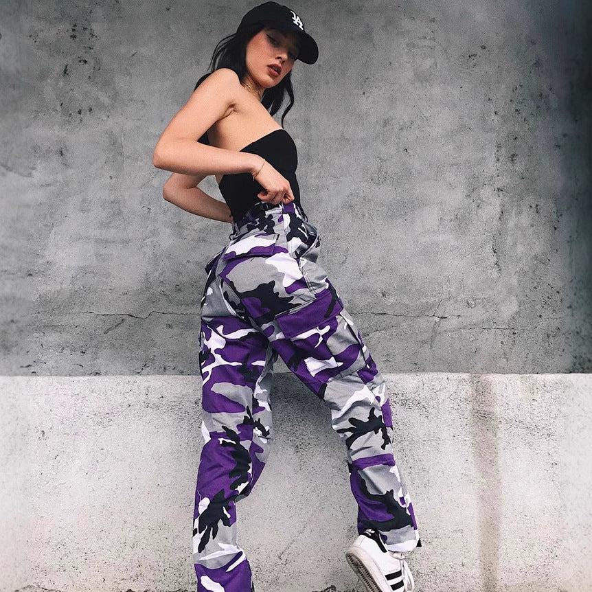 Emma | Trendy and Comfortable Camouflage Cargo Pants