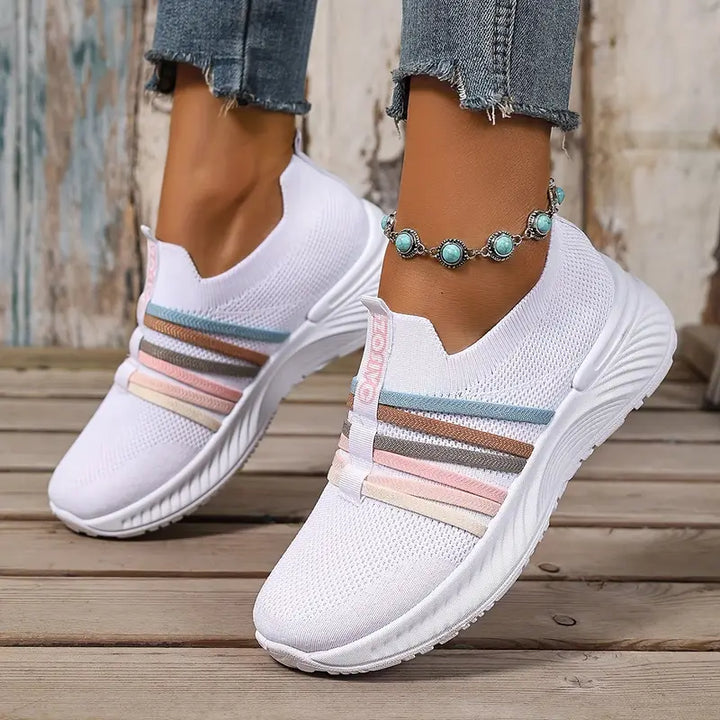 Rialta Lightweight Slip-On Sneakers, view 3 - Elena Harper