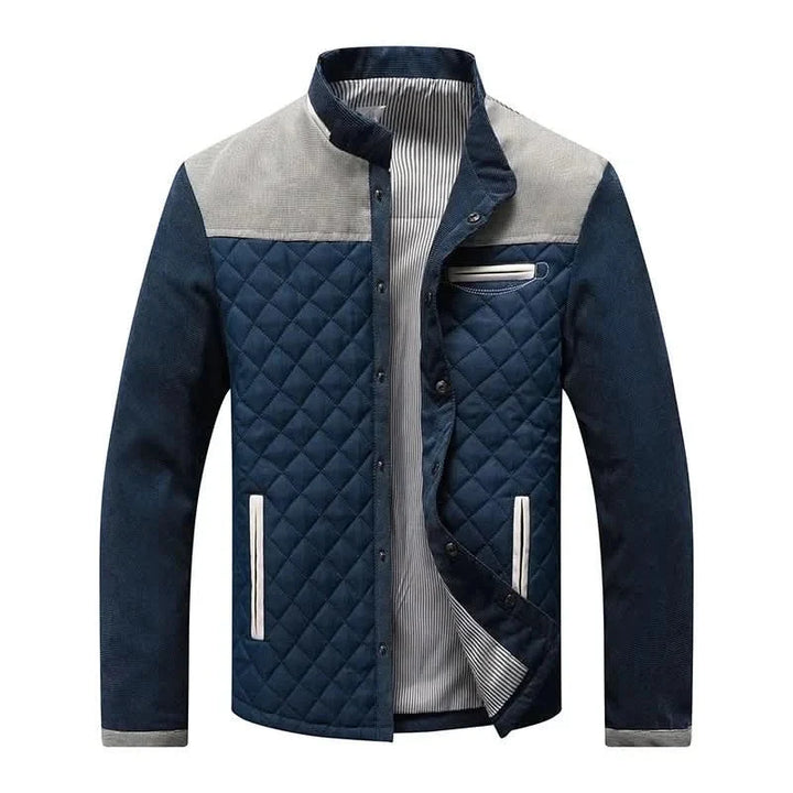 Maximilian | Modern and Robust Quilted Jacket with Patchwork Design