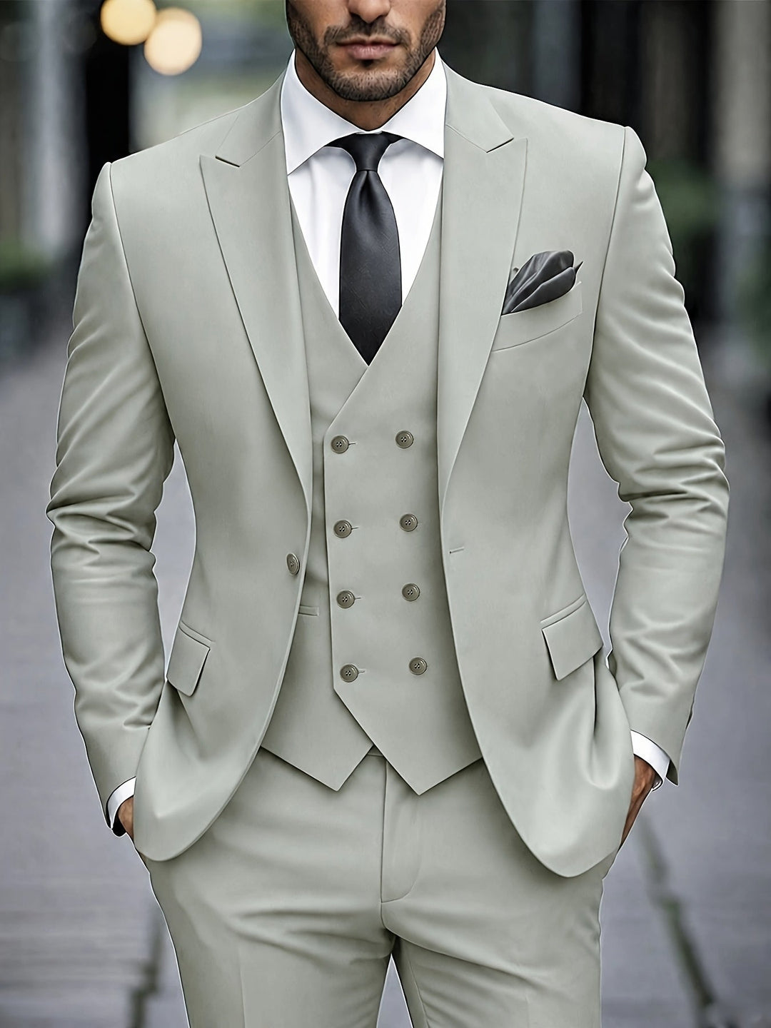 LAURENT MONACO | THREE-PIECE SUIT FOR MEN