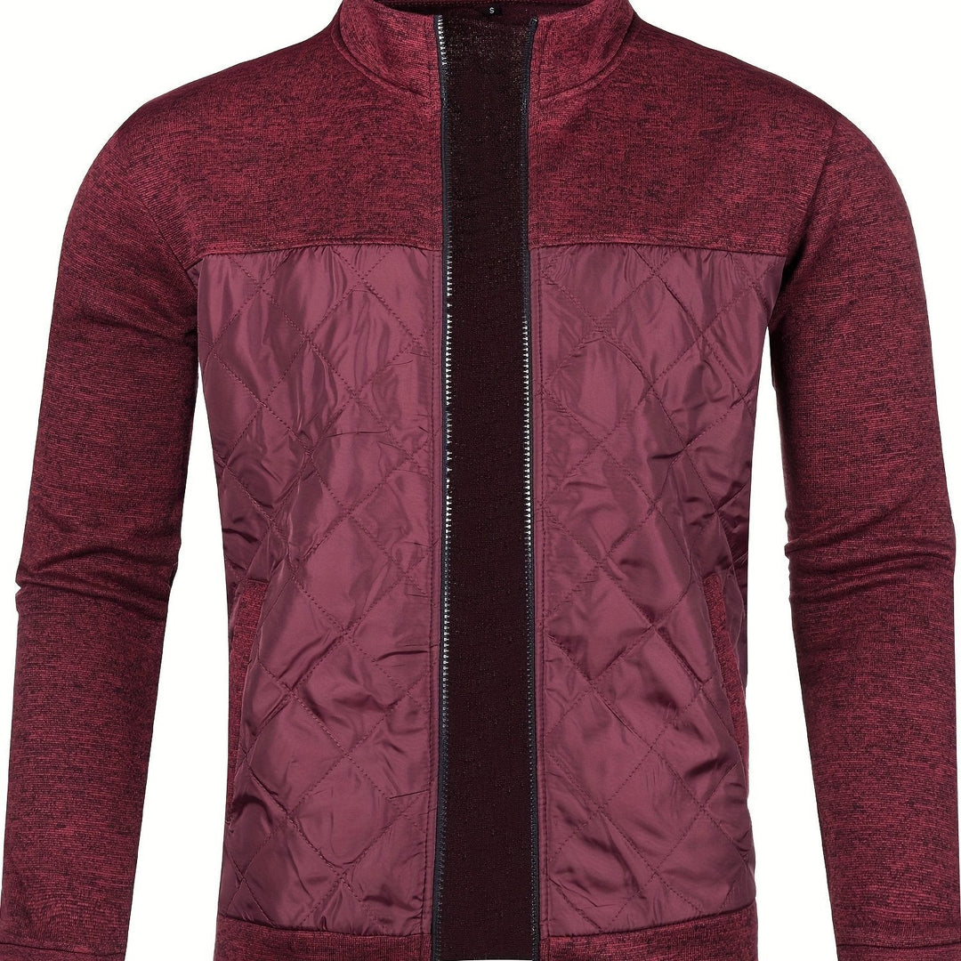 LAURENT MONACO | HIGH COLLAR ZIPPER JACKET FOR MEN