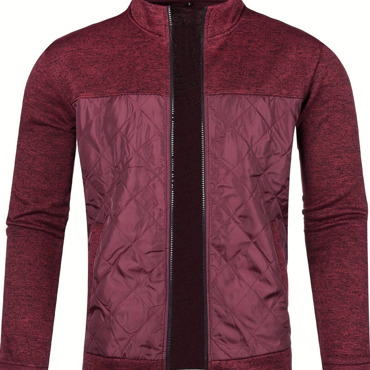 LAURENT MONACO | HIGH COLLAR ZIPPER JACKET FOR MEN