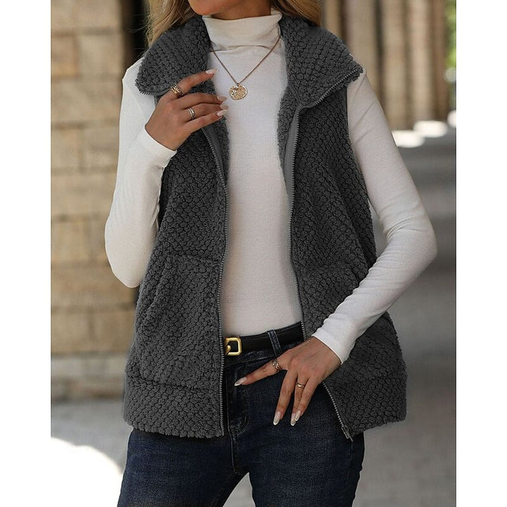 Women’s Zip-Up Vest - Soft and Cozy