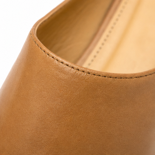 Archella Woven Leather Arc-Vamp Slip-On Mules - Elena Harper