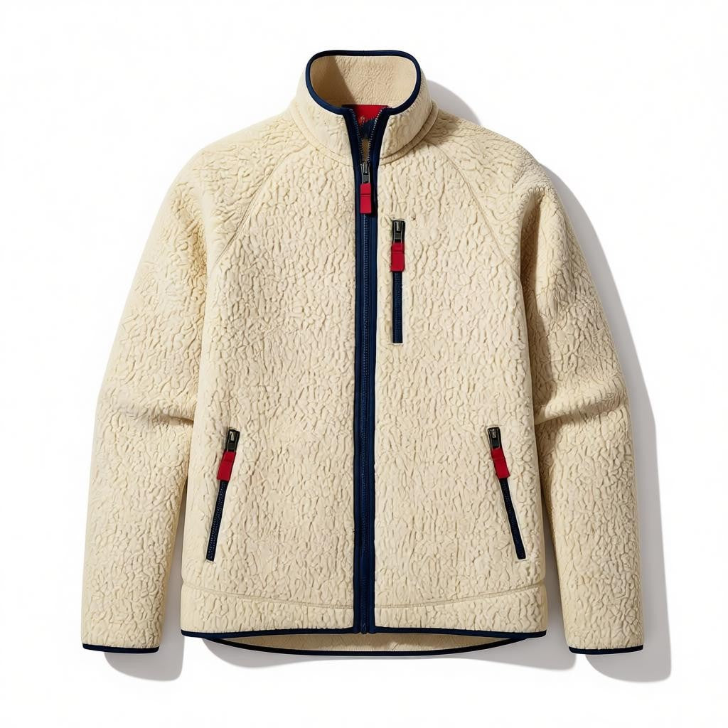LAURENT MONACO | SHERPA FLEECE JACKET FOR MEN