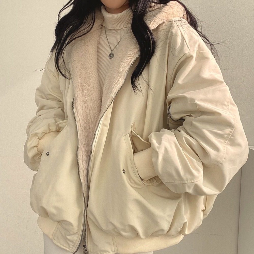 Fleece Jacket with Hood for Women