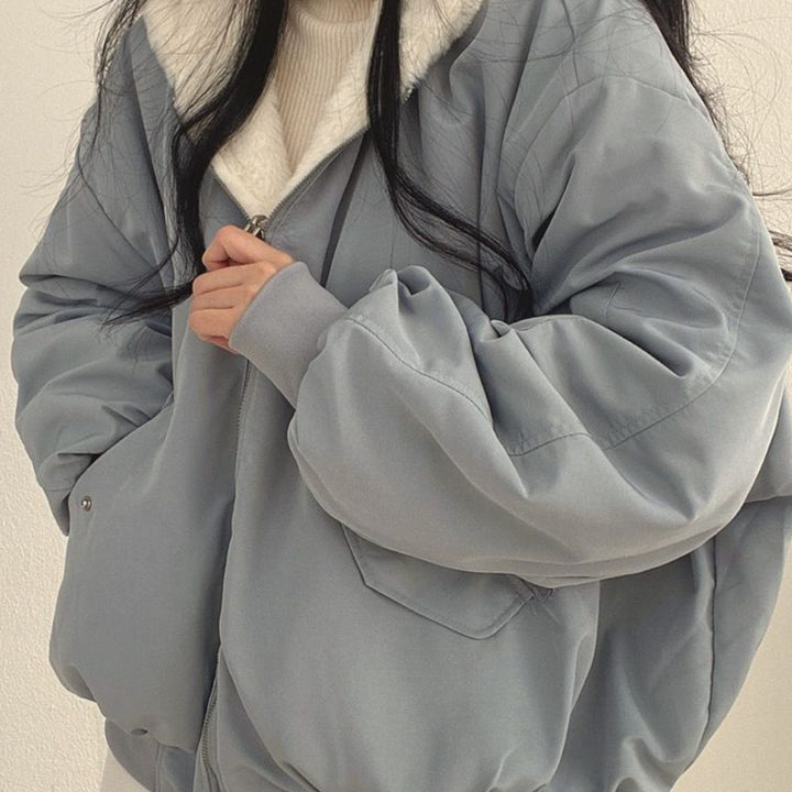 Fleece Jacket with Hood for Women