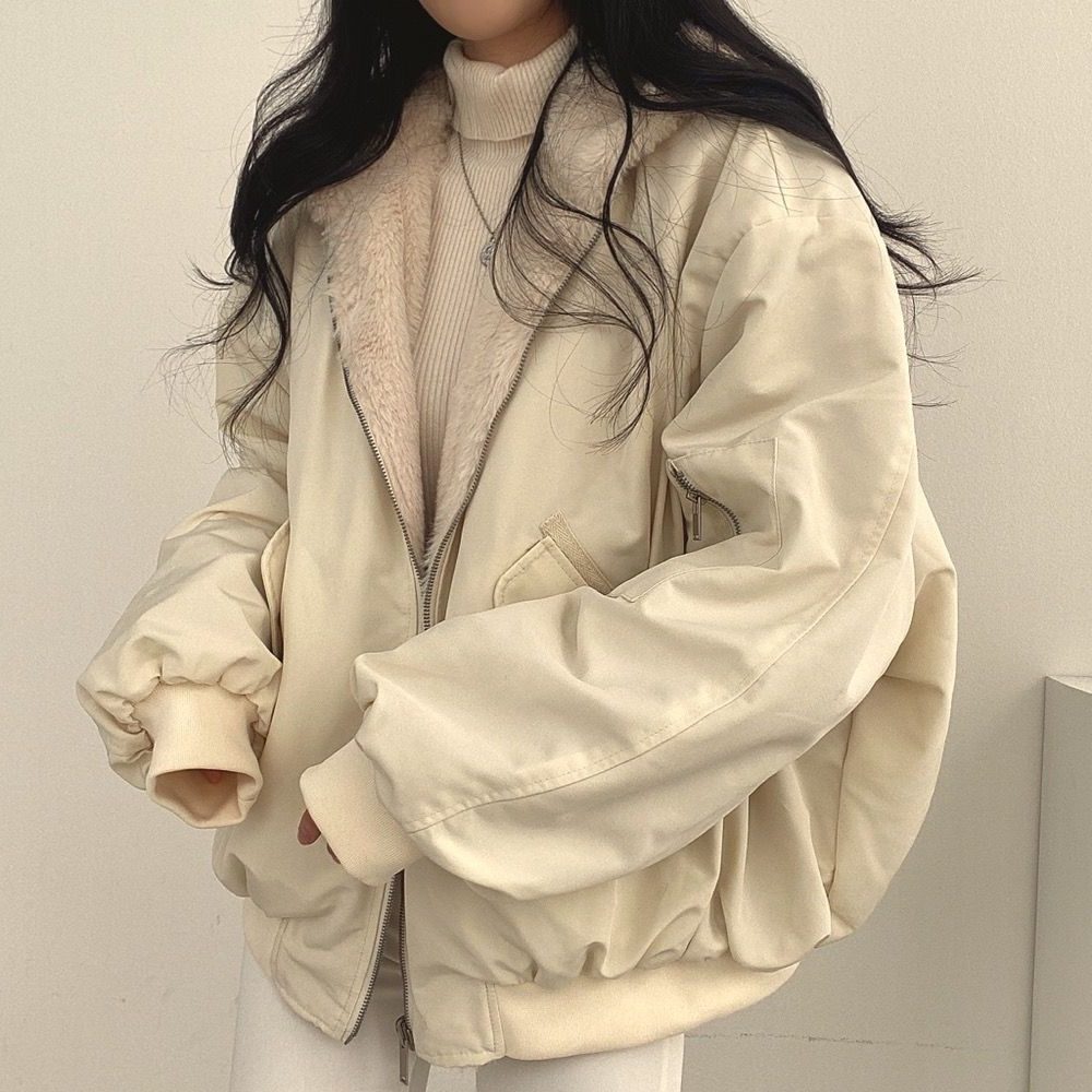 Fleece Jacket with Hood for Women