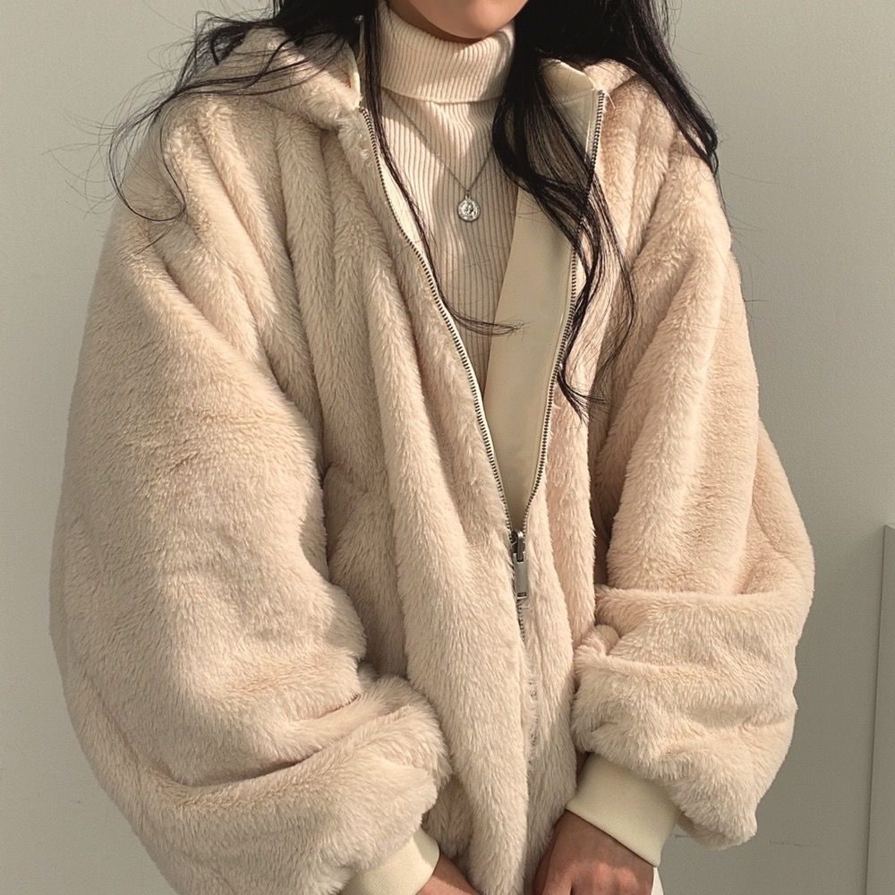 Fleece Jacket with Hood for Women