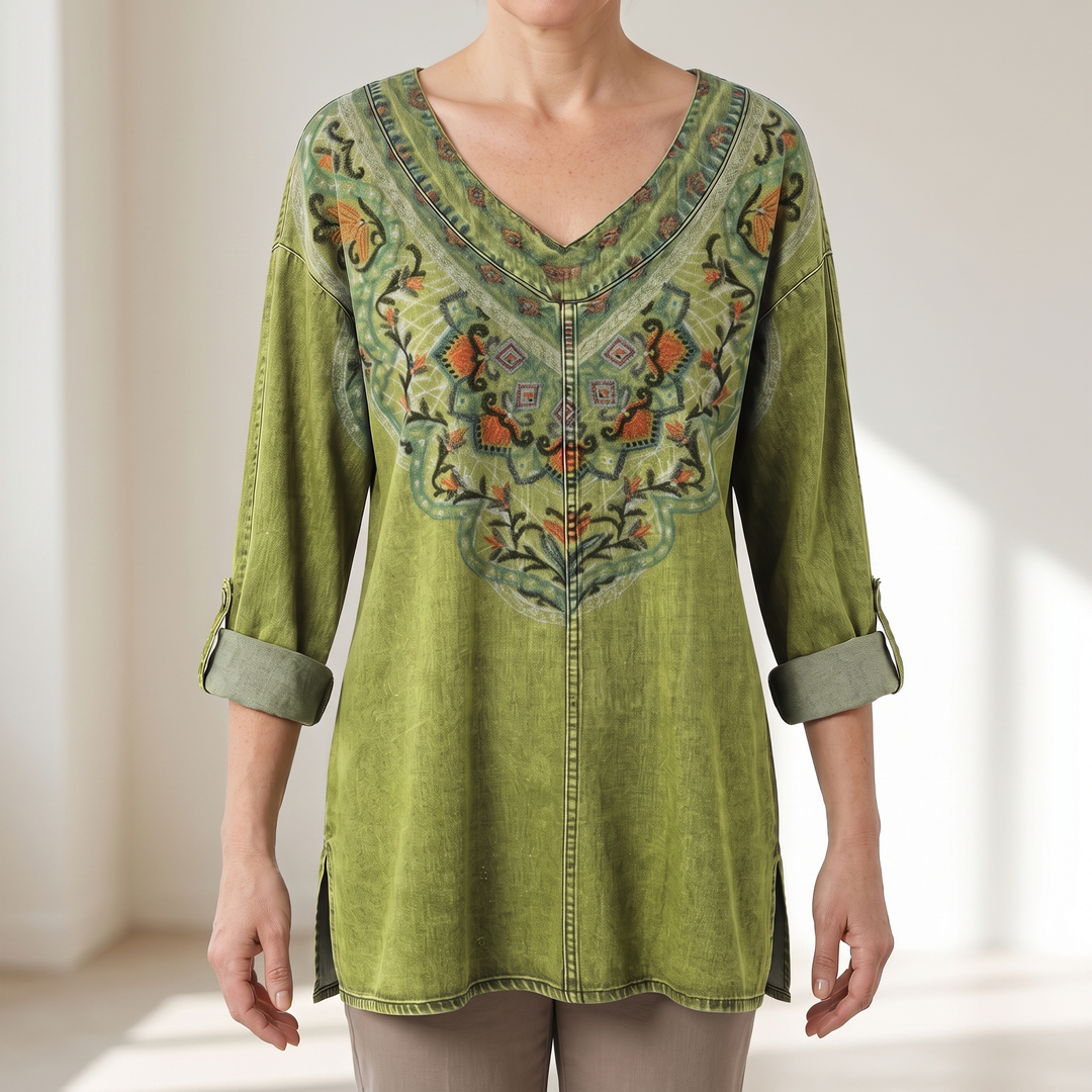 Stella | Stylish and Comfortable Women's Blouse with Floral Pattern