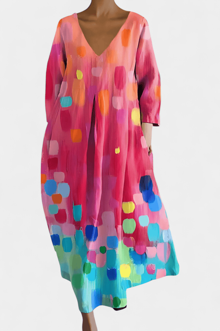Isalinde™  |  Comfortable V-neck Dress