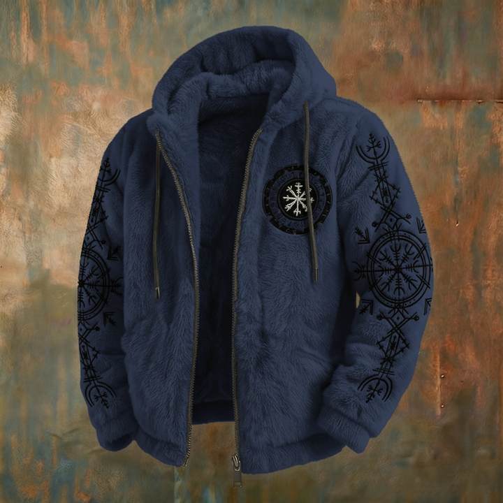 Galileo Plush Graphic Jacket, view 6 - Elena Harper