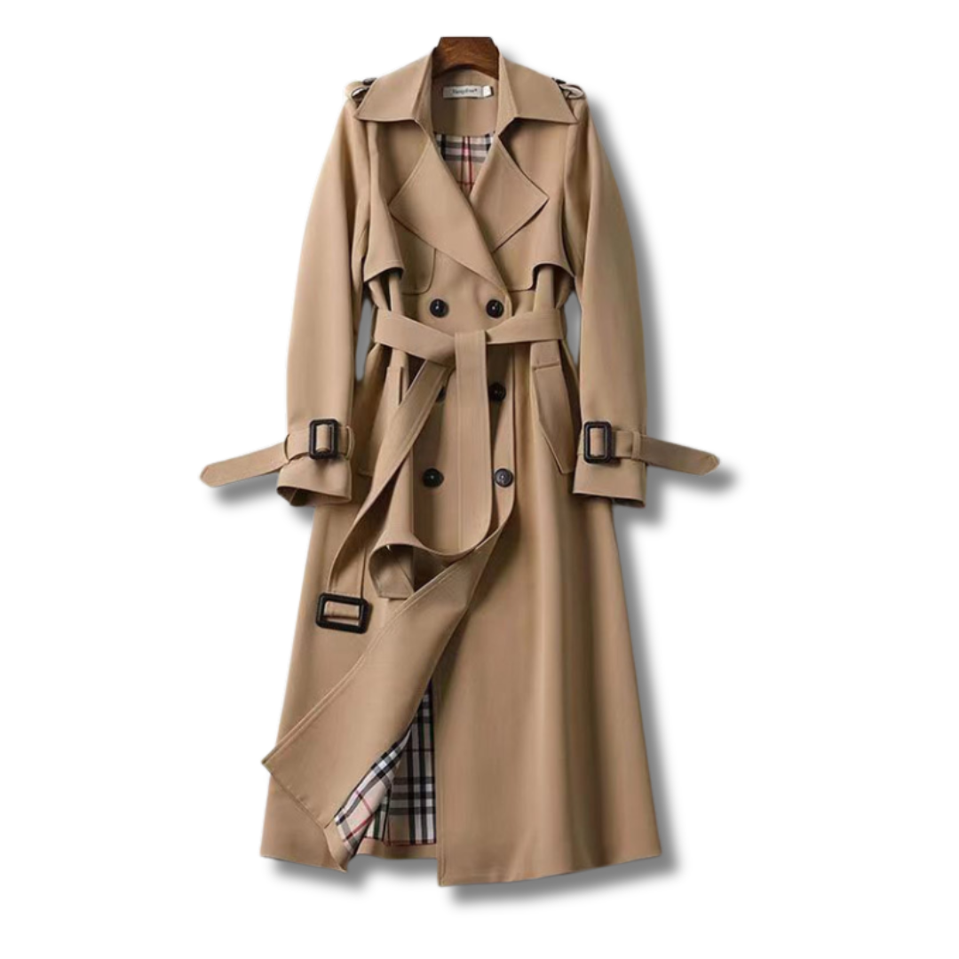 Ladies Classic Trench Coat with Belt