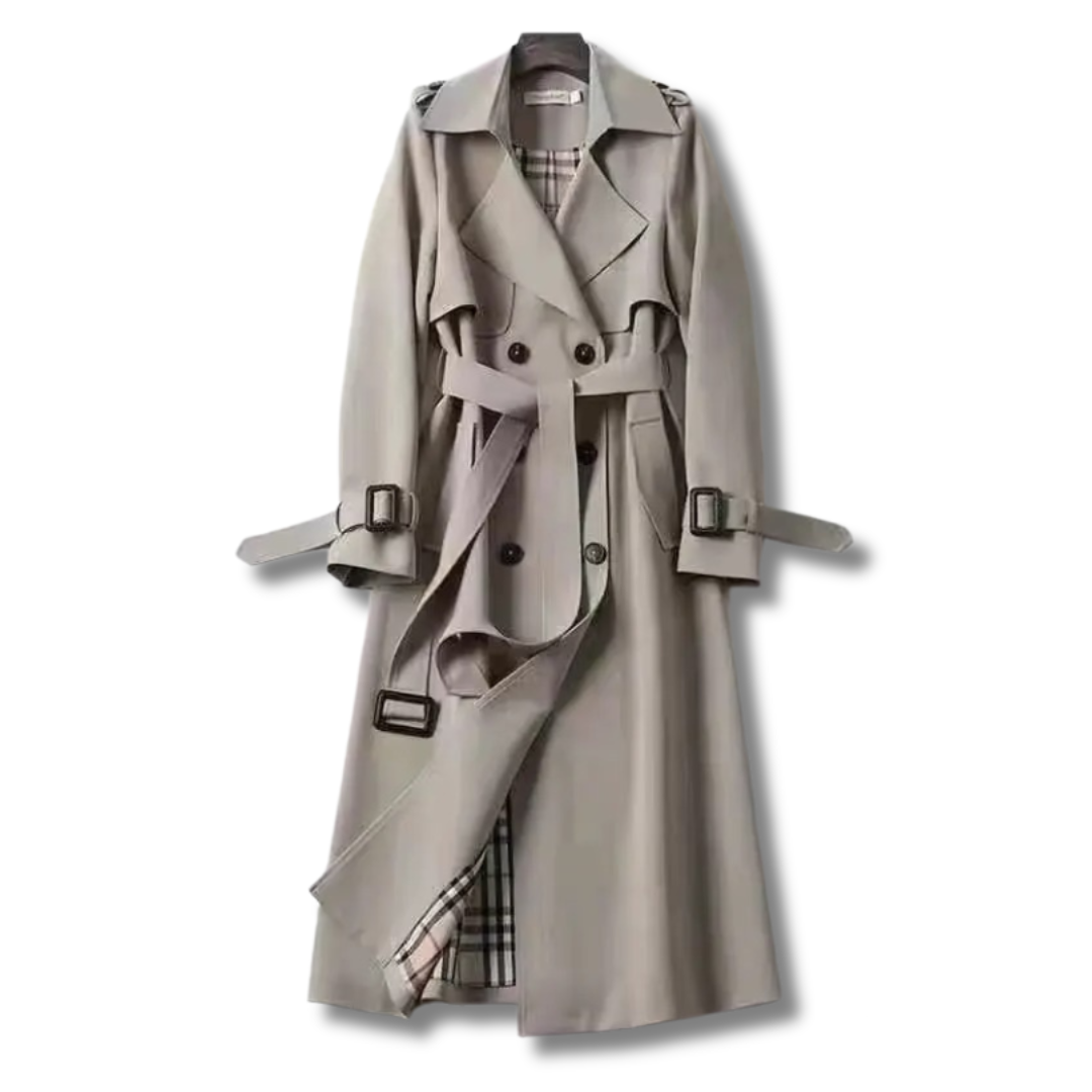 Ladies Classic Trench Coat with Belt