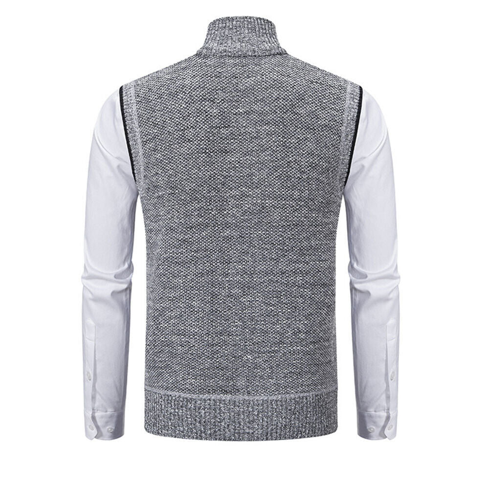 Men's Sweaters | Classic Knitted Zip Sweater | Soft Fabric