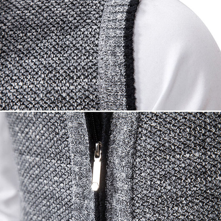 Men's Sweaters | Classic Knitted Zip Sweater | Soft Fabric