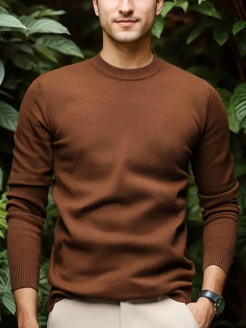 Sweaters Men | Round Neck | Modern Fit | Soft & Warm