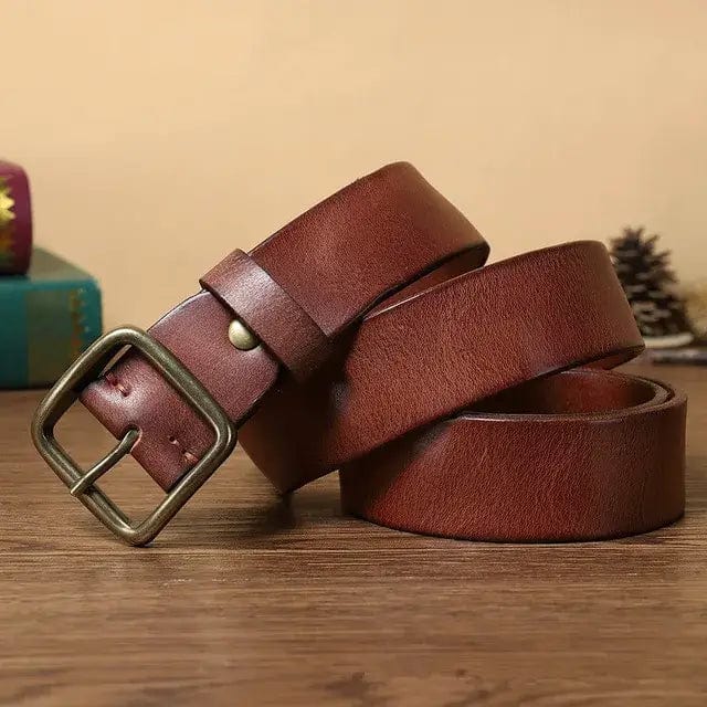 Premium Classic Leather Belt for Timeless Elegance and Superior Craftsmanship | Tim