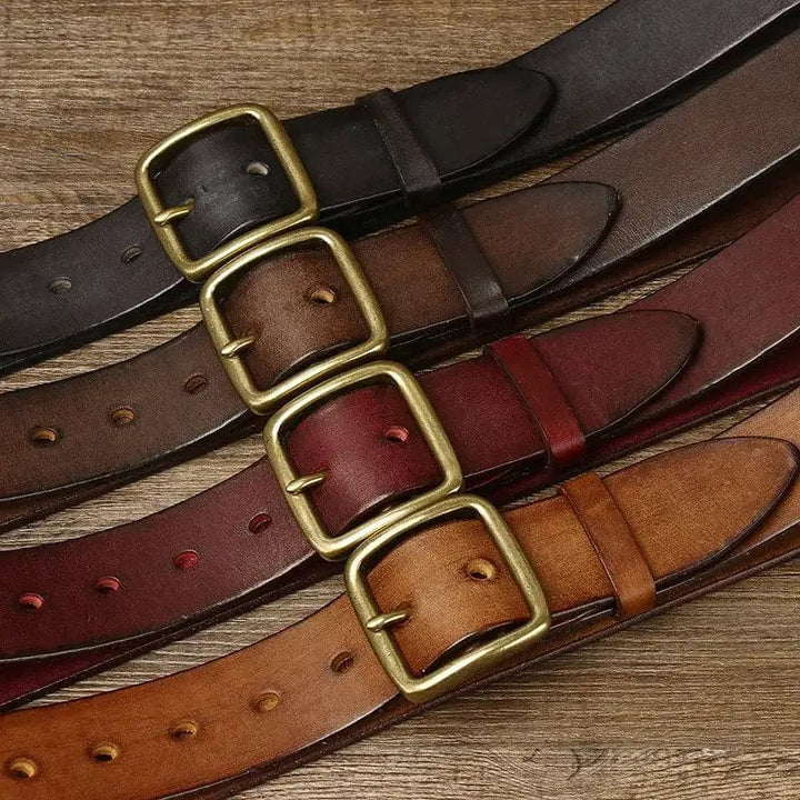 Premium Classic Leather Belt for Timeless Elegance and Superior Craftsmanship | Tim