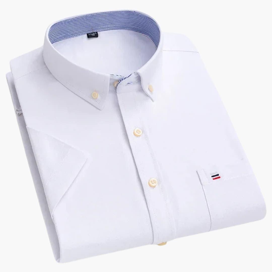 Shirt Men | Short Sleeves | Checked Pattern | Business