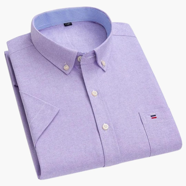 Shirt Men | Short Sleeves | Checked Pattern | Business