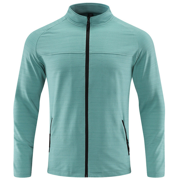 Men's Sports Jacket Slim Fit & Lightweight Breathable & Quick-Drying Full-Zip, view 3 - Elena Harper
