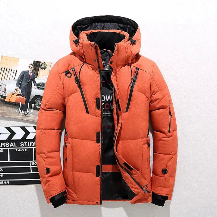 Winter Jacket Men | Warm Ski Jacket with Hood