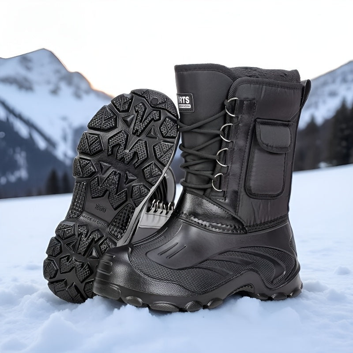 Men's Snow Boots | Non-Slip Sole & Ankle Support | Men's Outdoor Shoes