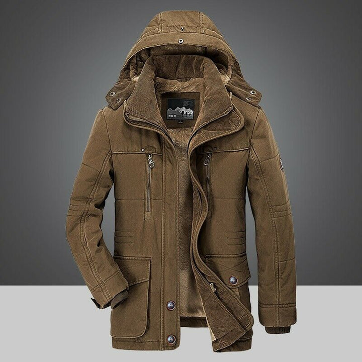 Winter Jacket Men | Warm Outdoor Jacket with Pockets