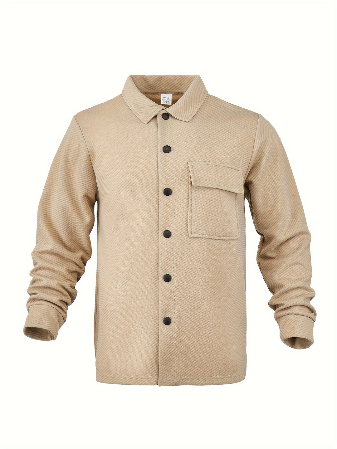 Men's Casual Jacket | Stylish & Fashionable | Light Stretch & Woven | Solid Color