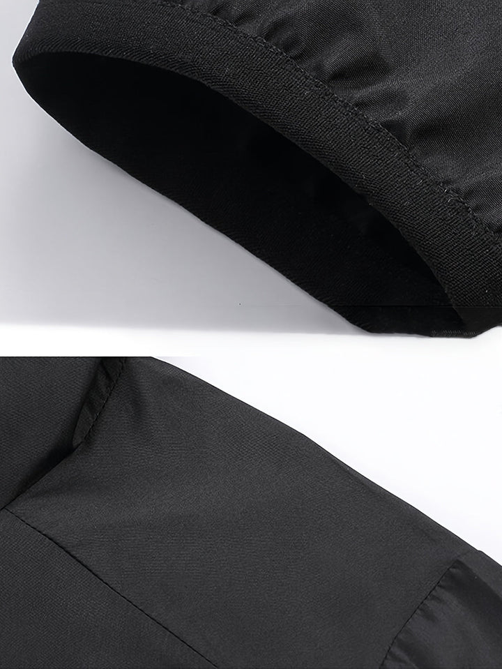Men's Windbreaker | Lightweight & Breathable | Reflective & Windproof | Woven Polyester