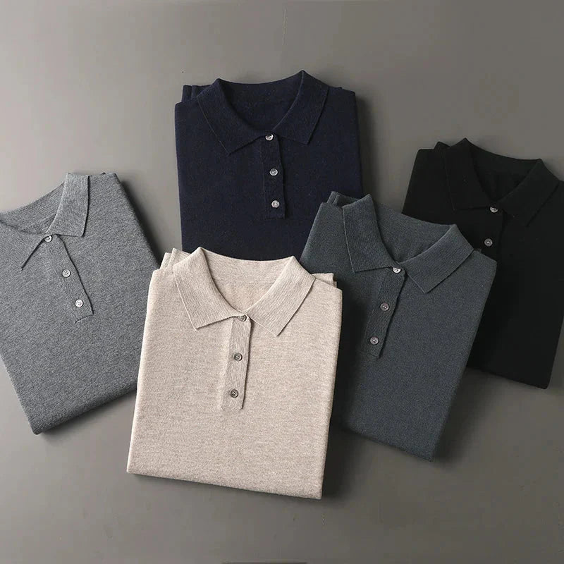 Men's Polo | Long Sleeves | Comfortable & Elegant Clothing