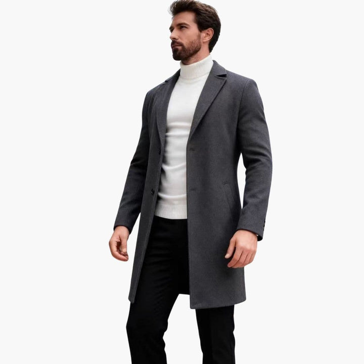 Men's Coat | Tailored | Long Length | Autumn