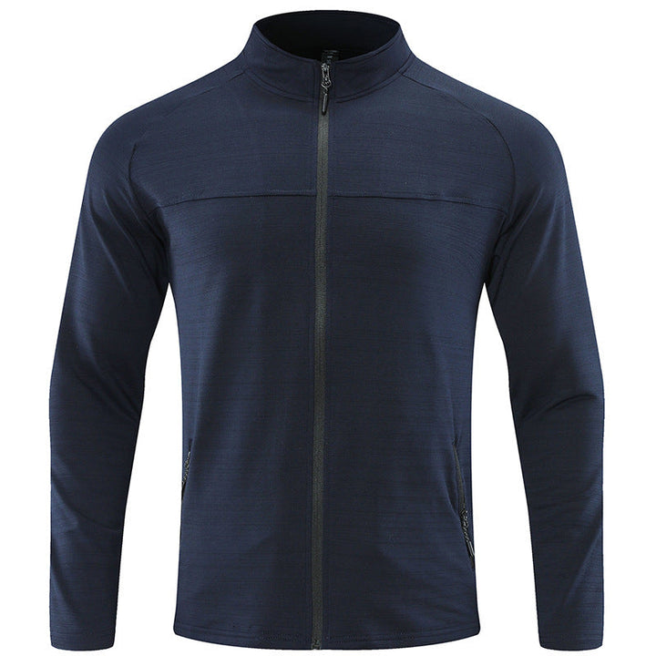 Men's Sports Jacket Slim Fit & Lightweight Breathable & Quick-Drying Full-Zip, view 4 - Elena Harper
