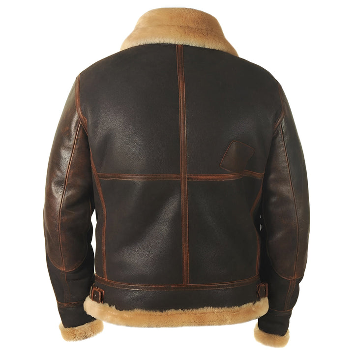 Premium Leather Bomber Jacket with Soft Lining for Ultimate Warmth and Style | Lars
