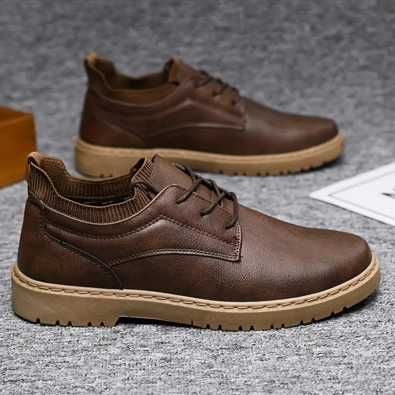 Men's Shoes | Lace-Up | Non-Slip Sole | Stylish Boots